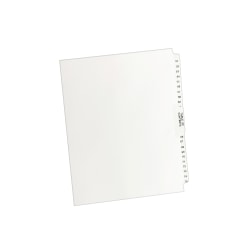 Avery® Premium Collated Legal Dividers Avery® Style, Side-Tab, 51-75 & Table Of Contents, 8-1/2" x 11"