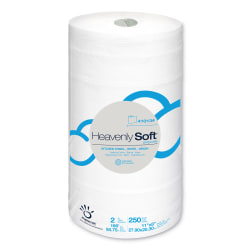 Papernet® Heavenly Soft® Kitchen Paper Towel, Special, 2-Ply, 11" x 167 ft, White, 12 Rolls/Carton