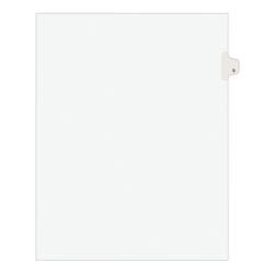 Avery® Individual Legal Exhibit Dividers, Avery® Style, #5, Side Tab, Letter Size, Pack Of 25