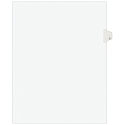 Avery® Individual Legal Dividers Avery® Style, Letter Size, Side Tab #7, Pack Of 25