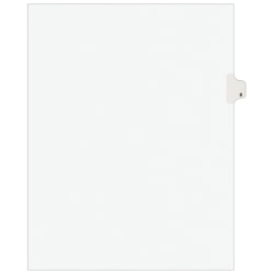 Avery® Individual Legal Dividers Avery® Style, Letter Size, Side Tab #8, Pack Of 25