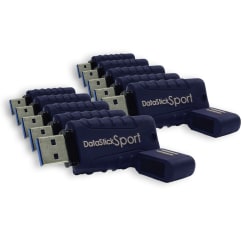 Centon DataStick Pro USB 3.0 Flash Drives, 64GB, Sport Blue, Pack Of 10 Flash Drives, S1-U3W2-64G-10B