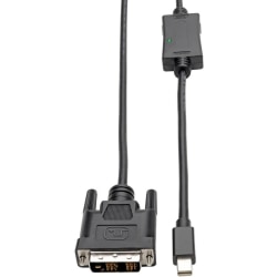 Eaton Tripp Lite Series Mini DisplayPort 1.2 to DVI Active Adapter Cable (M/M), 1080p, 10 ft. (3.1 m) - P586010DVI