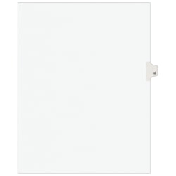 Avery® Individual Legal Dividers Avery® Style, Letter Size, Side Tab #10, Pack Of 25