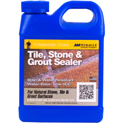 Miracle Sealants Tile, Stone & Grout Sealer, 1 Quart, Case Of 6 Bottles