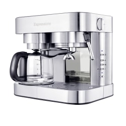 Espressione 10-Cup Combination Pump Espresso Machine, Stainless Steel