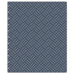 TUL® Discbound Notebook Covers, Letter Size, Blue/Gray Weave, Pack Of 2 Covers