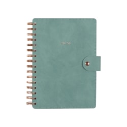 2026 Citrine Monthly/Weekly Small Customizable Twin Loop Planner, 5-3/4" x 8", Sage, January To December, PZ0027S015