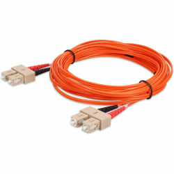 AddOn 6m SC to SC Orange OM1 Duplex OFNR (Riser-Rated) MMF Fiber Patch Cable - 100% application tested and guaranteed compatible