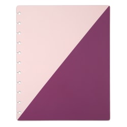 TUL® Discbound Notebook Covers, Letter Size, Pink/Purple, Pack of 2 Covers