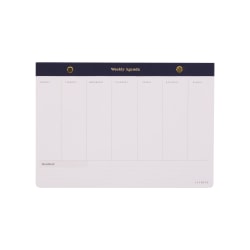 Citrine Undated Desktop Calendar, 10" x 7", Navy, CD003610003