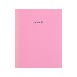 2026 Organized by Happy Planner Monthly/Weekly Classic Book Bound Soft Planner, 7-3/4" x 9-3/4", Blush, January To December, PB0006C008