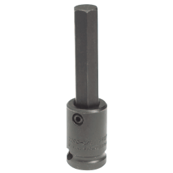 PROTO Impact Hex Bit Socket, 3/8" Drive, 1/4" Bit