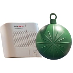 Safer Alarms Safer Christmas Tree Alarm, 3.75"H x 8"W x 8.5"D