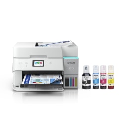 Epson EcoTank ET-4950 Wireless All-in-One Color Supertank Printer - White