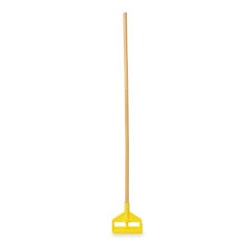 Rubbermaid® Commercial Invader® Wood Side-Gate Wet Mop Handle, 54", Natural/Yellow