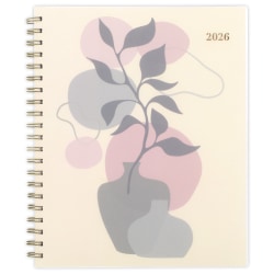 Cambridge® Serene 2026 Weekly Monthly Planner, Large, 8 1/2" x 11"