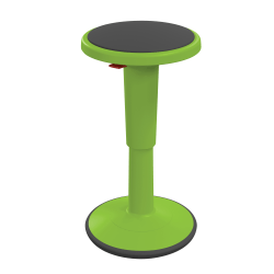 Hierarchy Height-Adjustable Grow Stool, 18"H, Green