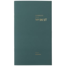 Cambridge® WorkStyle® 2026-2027 Two Year Monthly Planner, Transformative Teal, Pocket, 3 1/2" x 6 1/4"