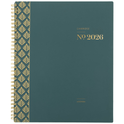 Cambridge® WorkStyle® 2026 Monthly Planner, Transformative Teal, Large, 8 1/2" x 11"