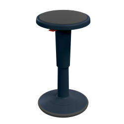 Hierarchy Height-Adjustable Grow Stool, 24"H, Navy
