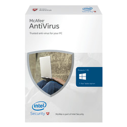 McAfee® Antivirus Basic 2016, For 1 PC, 1-Year Subscription, eCard