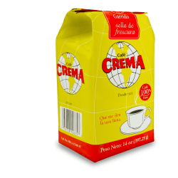 Cafe Crema Crema Ground Coffee, Medium Roast, 14 Oz Per Bag