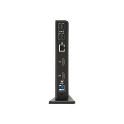Tripp Lite U442-DOCK22-B Docking Station - for Notebook/Tablet/Smartphone - USB Type C, USB Type-A - 2 Displays Supported - 2560 x 1440, 1920 x 1200 - 4 x USB 2.0 - 6 x USB Type-A Ports - USB Type-A - USB Type-C - Network (RJ-45) - HDMI - Black
