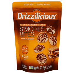 Drizzilicious Mini Rice Cake Bites, S'mores, 4 Oz, Total Qty 12