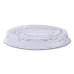 Boardwalk® Soufflé/Portion Cup Lids, Fits 1 Oz Portion Cups, Clear, Carton Of 2,500 Lids