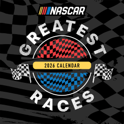 2026 TF Publishing Sport & Auto Monthly Wall Calendar, 12" x 12", NASCAR Best Races, January To December
