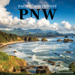 2026 TF Publishing Scenic & Nature Monthly Wall Calendar, 12" x 12", Pacific Northwest, January To December