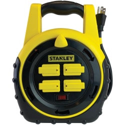 Stanley ShopMAX Power Hub Cord Reel, Yellow/Black, 33959