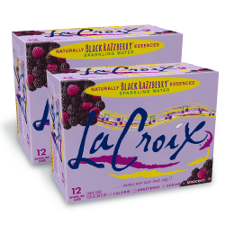 LaCroix Sparkling Water Cans, Black Razzberry, 12 Oz, Case Of 24 Cans