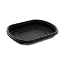 Pactiv Evergreen EarthChoice® MealMaster® Containers, 16 Oz, Black, Plastic, Carton Of 252 Containers
