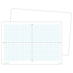 Teacher Created Resources Double-Sided Coordinate Plane Dry Erase Boards, Pack Of 10