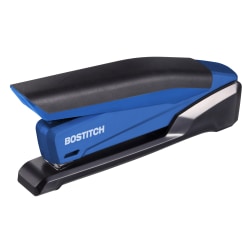 PaperPro InPower™ Spring-Powered Desktop Stapler, 20-Sheet Capacity, Blue