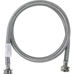 Certified Appliance Accessories Braided Stainless Steel Washing Machine Hose - 60" - Silver, Stainless Steel - WM60SS