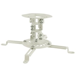 Mount-It! Universal Projector Ceiling Mount, White
