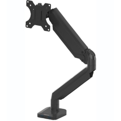 Fellowes® Platinum Series Single-Monitor Arm For Monitors Up To 32", 17 1/4"H x 4 1/2"W x 18 9/16"D, Black, 8043301