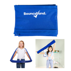 Bouncyband Calming Stretchy Band Fidget Toy, 30" x 6", Blue