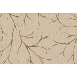 Flagship Carpets Printed Rug, Moreland, 4'H x 6'W, Natural Sage