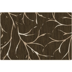 Flagship Carpets Printed Rug, Moreland, 6'H x 9'W, Dark Chocolate