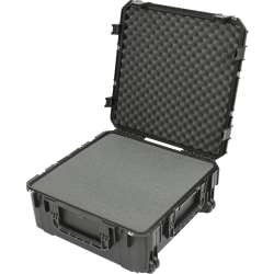 SKB Cases Protective Case With Foam And Wheels, 10" x 24" x 24", Black