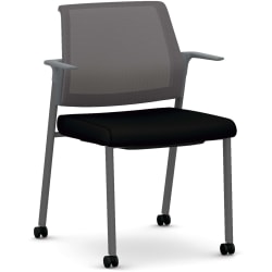 HON Cipher Mesh Back Guest Chair, Charcoal/Black