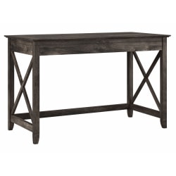 Bush Furniture Key West 48"W Writing Desk, Dark Gray Hickory, Standard Delivery