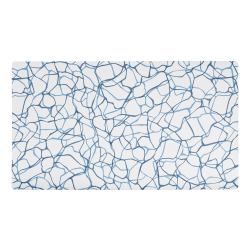Realspace™ Modern Desk Pad, 14-3/4" x 26, 30% Recycled, Blue Abstract