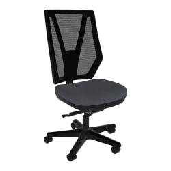 Sitmatic GoodFit Mesh Synchron High-Back Chair, Gray/Black