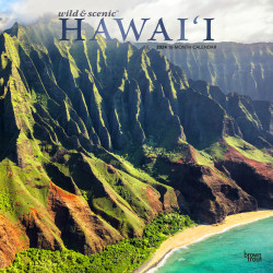 2024 Brown Trout Monthly Square Wall Calendar, 12" x 12", Hawaii Wild & Scenic, January To December