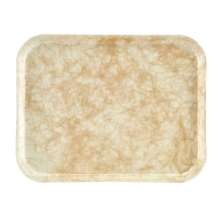 Cambro Camtray Rectangular Serving Trays, 15" x 20-1/4", Antique Gold, Pack Of 12 Trays
